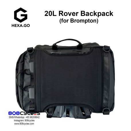 Hexa.Go 20L Rover Backpack for Brompton – 808 Cycles