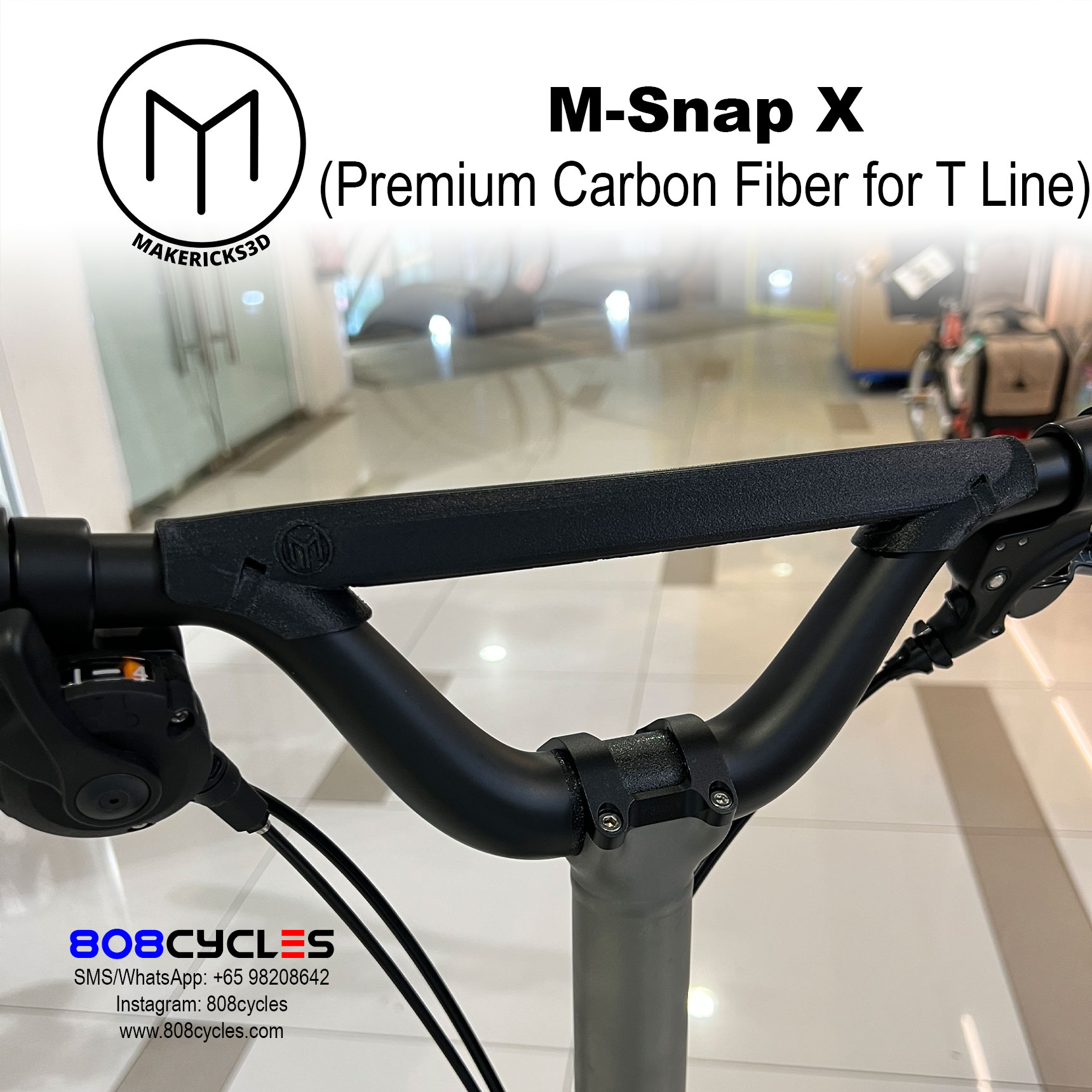 Makericks3D M-Snap X for T Line (Premium Carbon Fiber) - Image 5