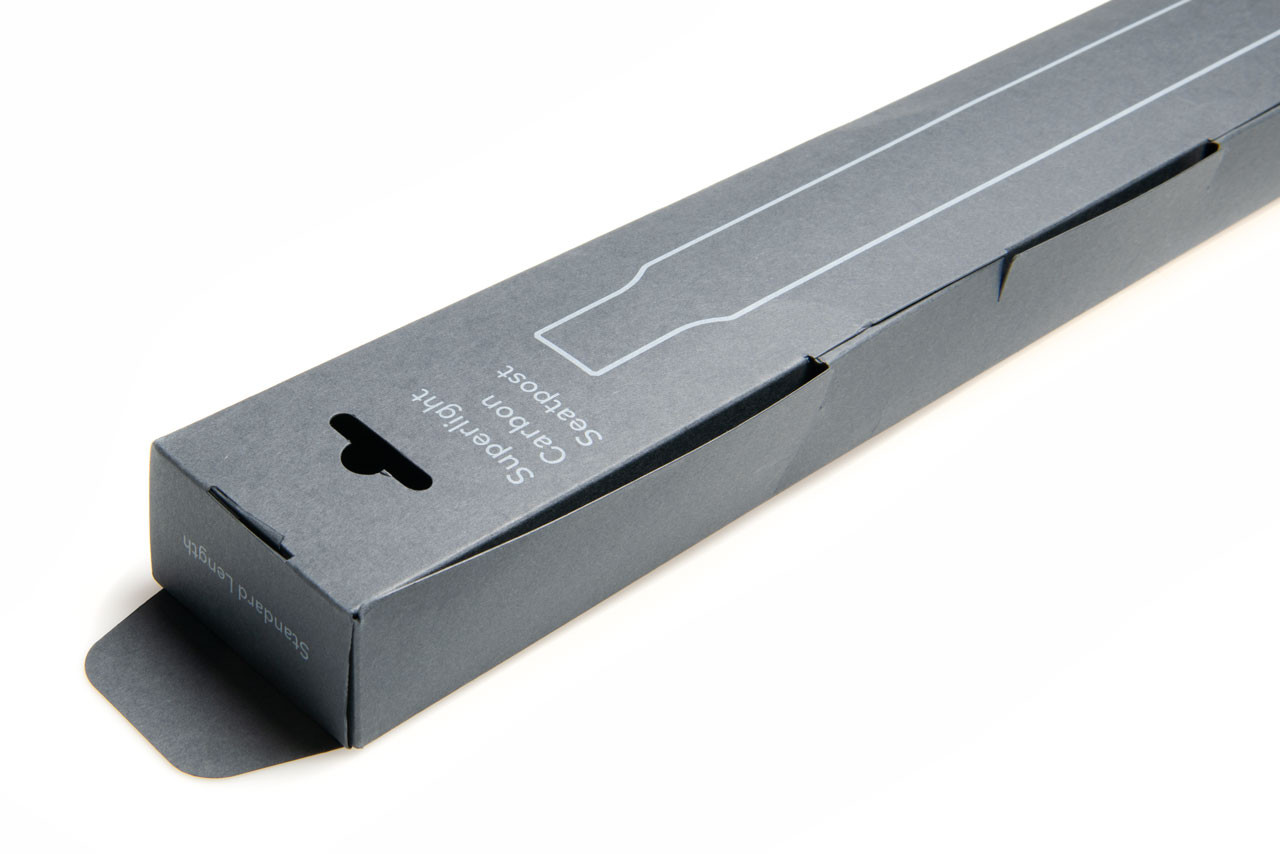 Brompton Q102724 Standard Superlight Carbon Seatpost packaging detail
