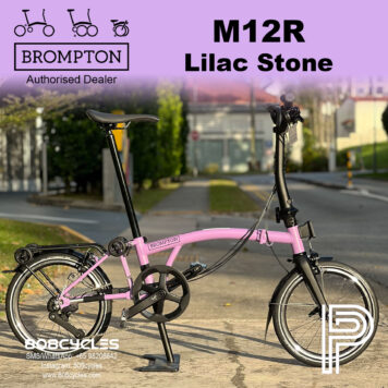 Brompton P Line (Mk2) 12-speed “M12R” LILAC STONE