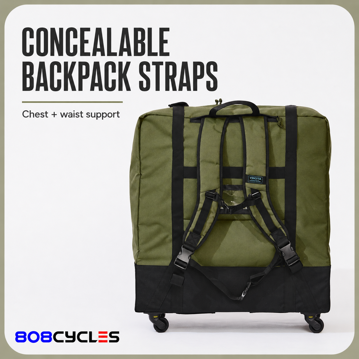 Vincita B132HX Sightseer 4.0 Transport Bag for Brompton - Image 2