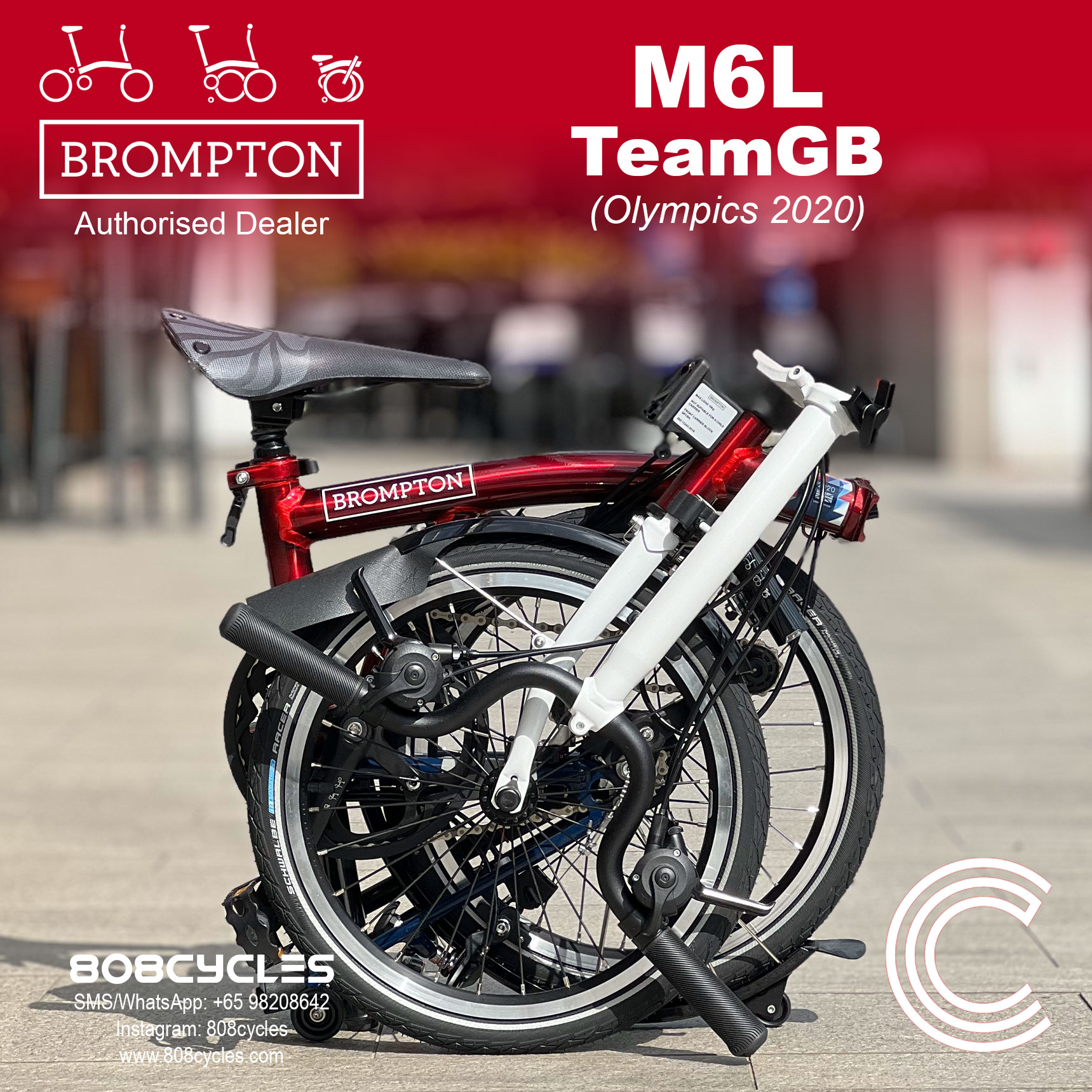 Brompton Team GB M6L – Tokyo 2020 Limited Edition - Image 2