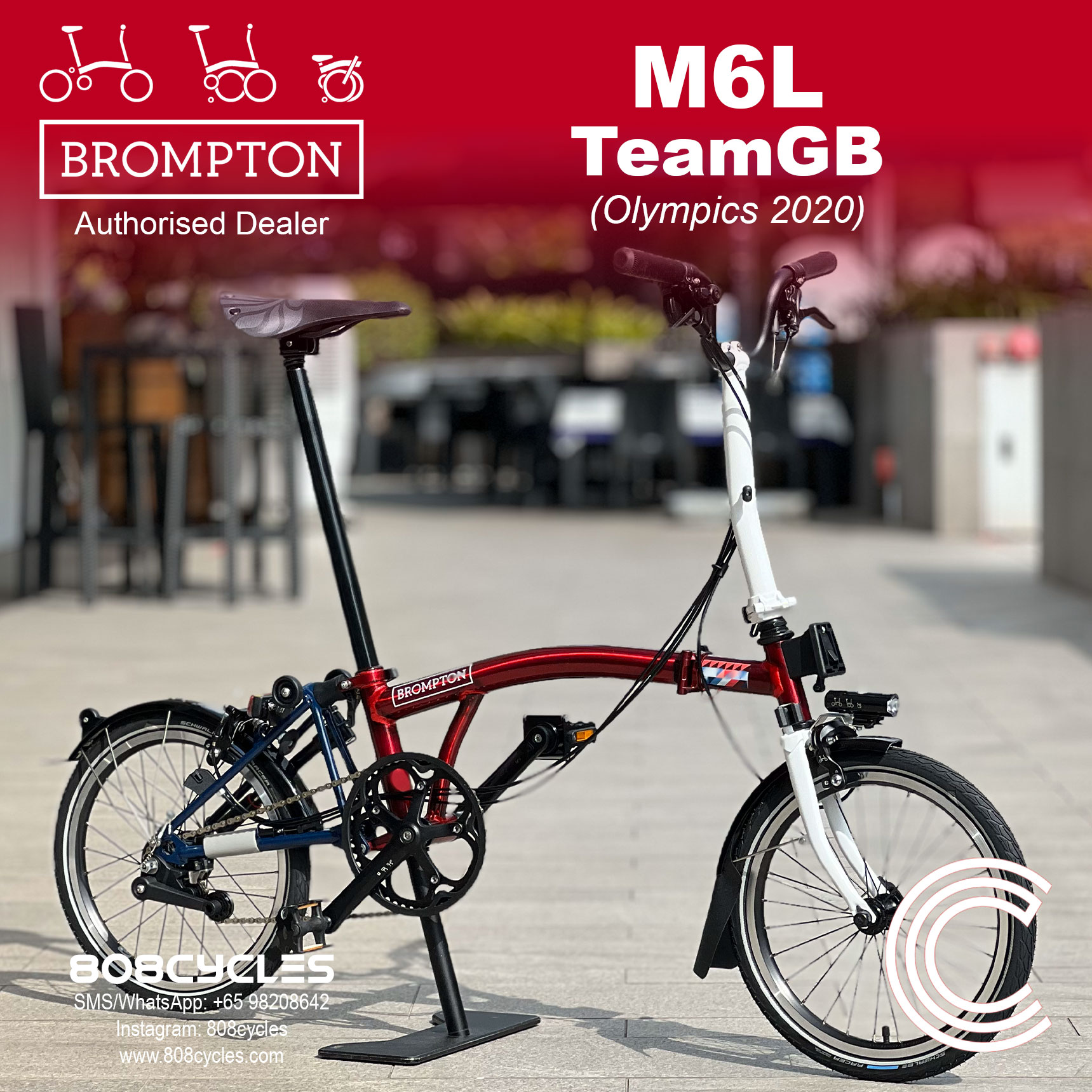 Brompton Team GB M6L – Tokyo 2020 Limited Edition - Image 3