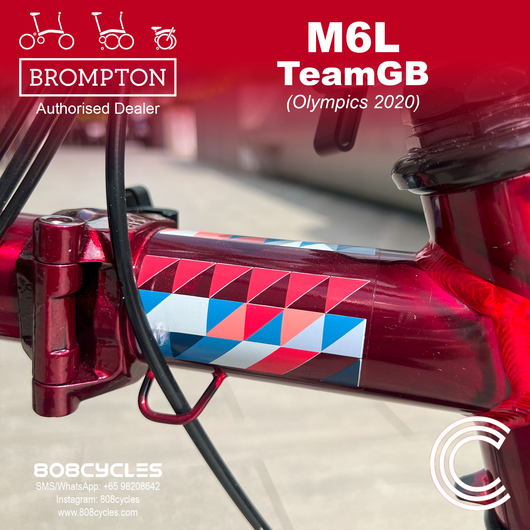 Brompton Team GB M6L – Tokyo 2020 Limited Edition - Image 6