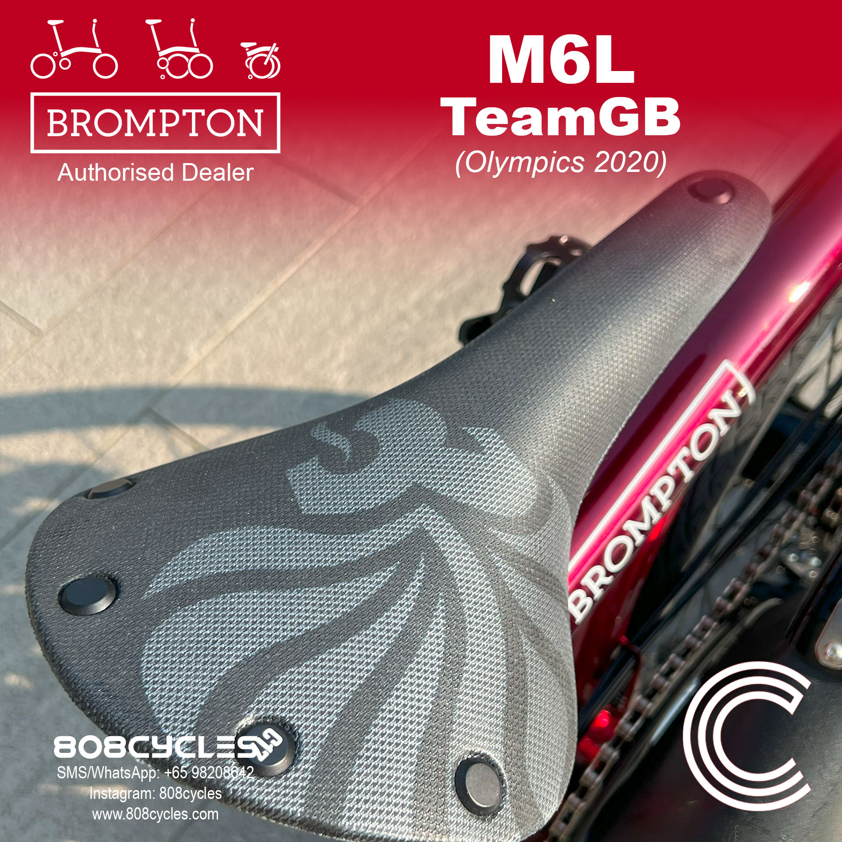 Brompton Team GB M6L – Tokyo 2020 Limited Edition - Image 7
