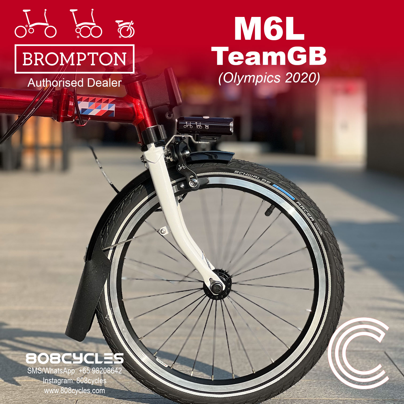 Brompton Team GB M6L – Tokyo 2020 Limited Edition - Image 8