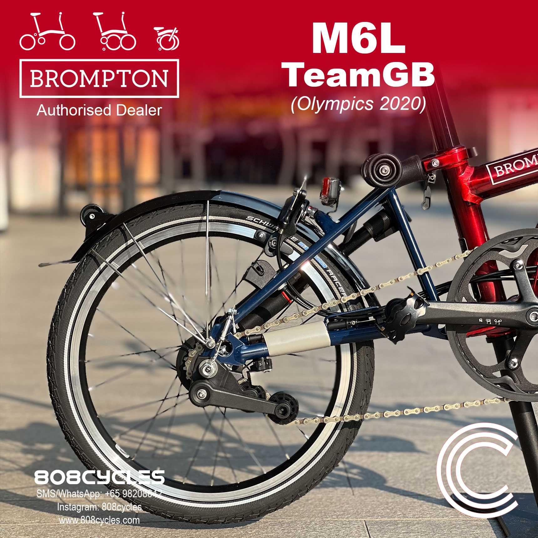 Brompton Team GB M6L – Tokyo 2020 Limited Edition - Image 11