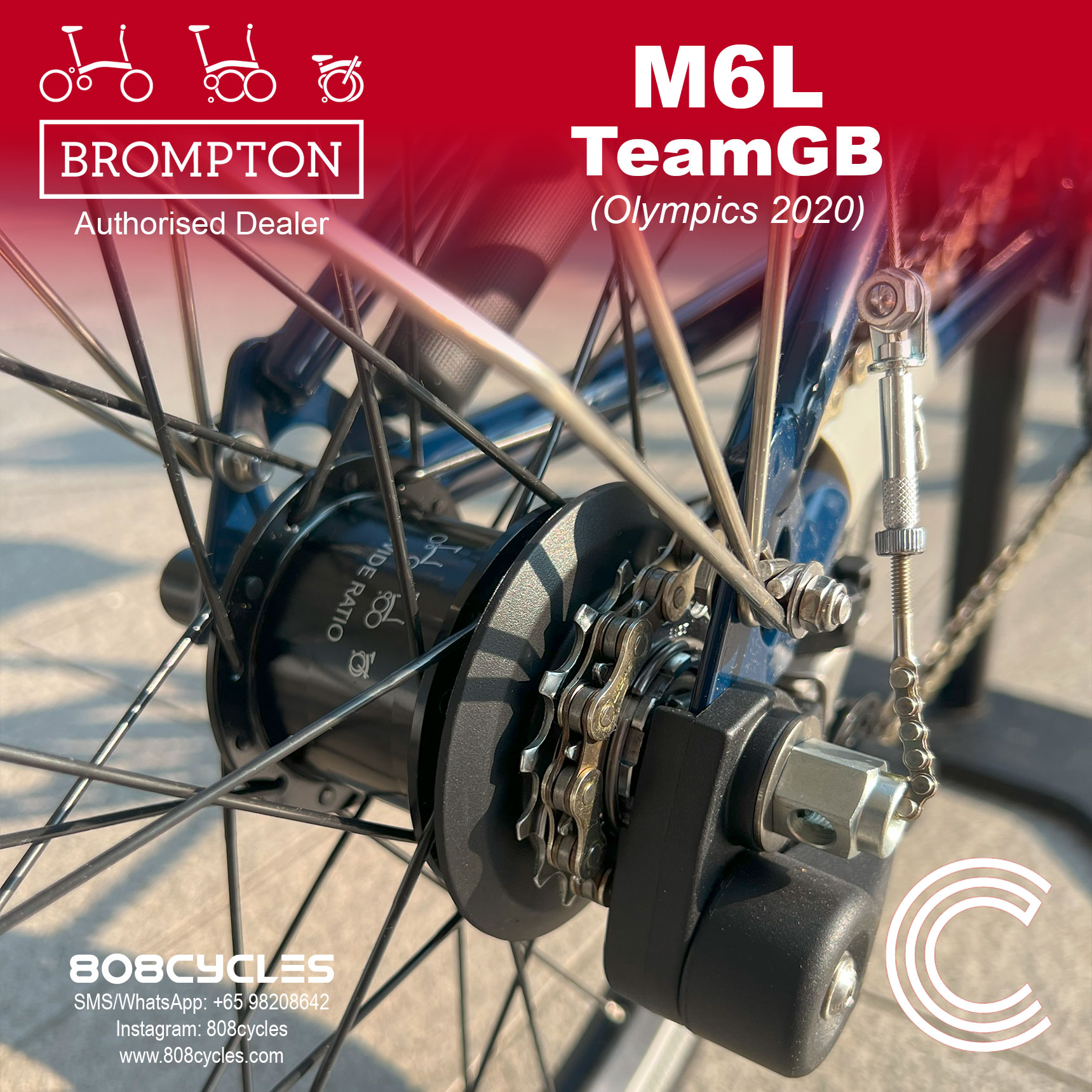 Brompton Team GB M6L – Tokyo 2020 Limited Edition - Image 13