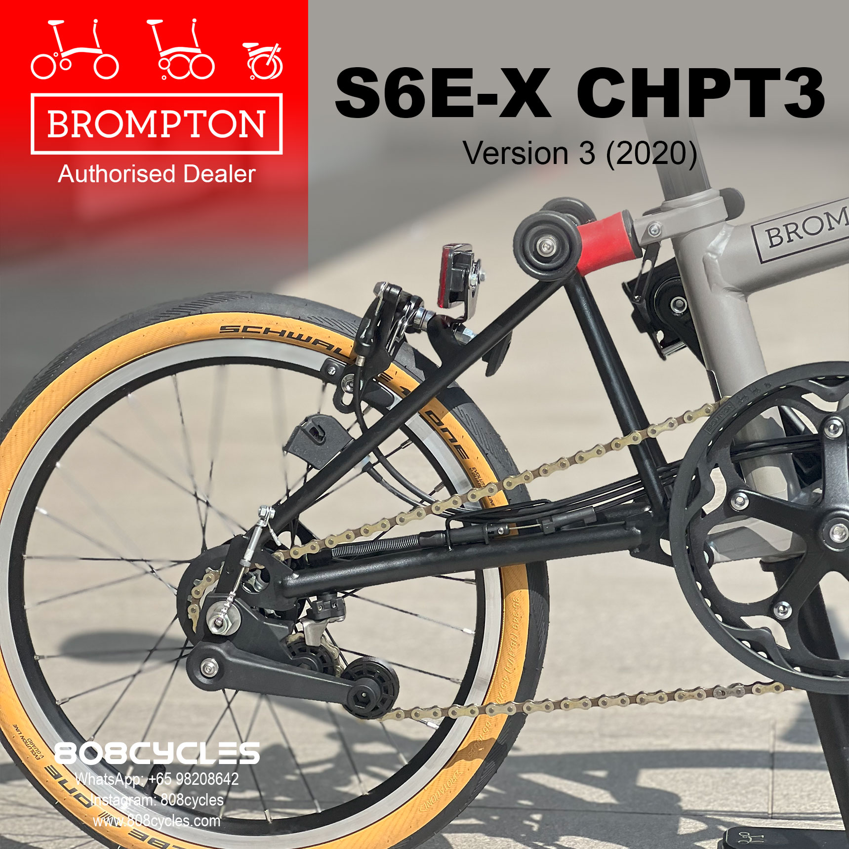 Brompton CHPT3 v3 S6E-X Superlight – 2020 Limited Edition - Image 7