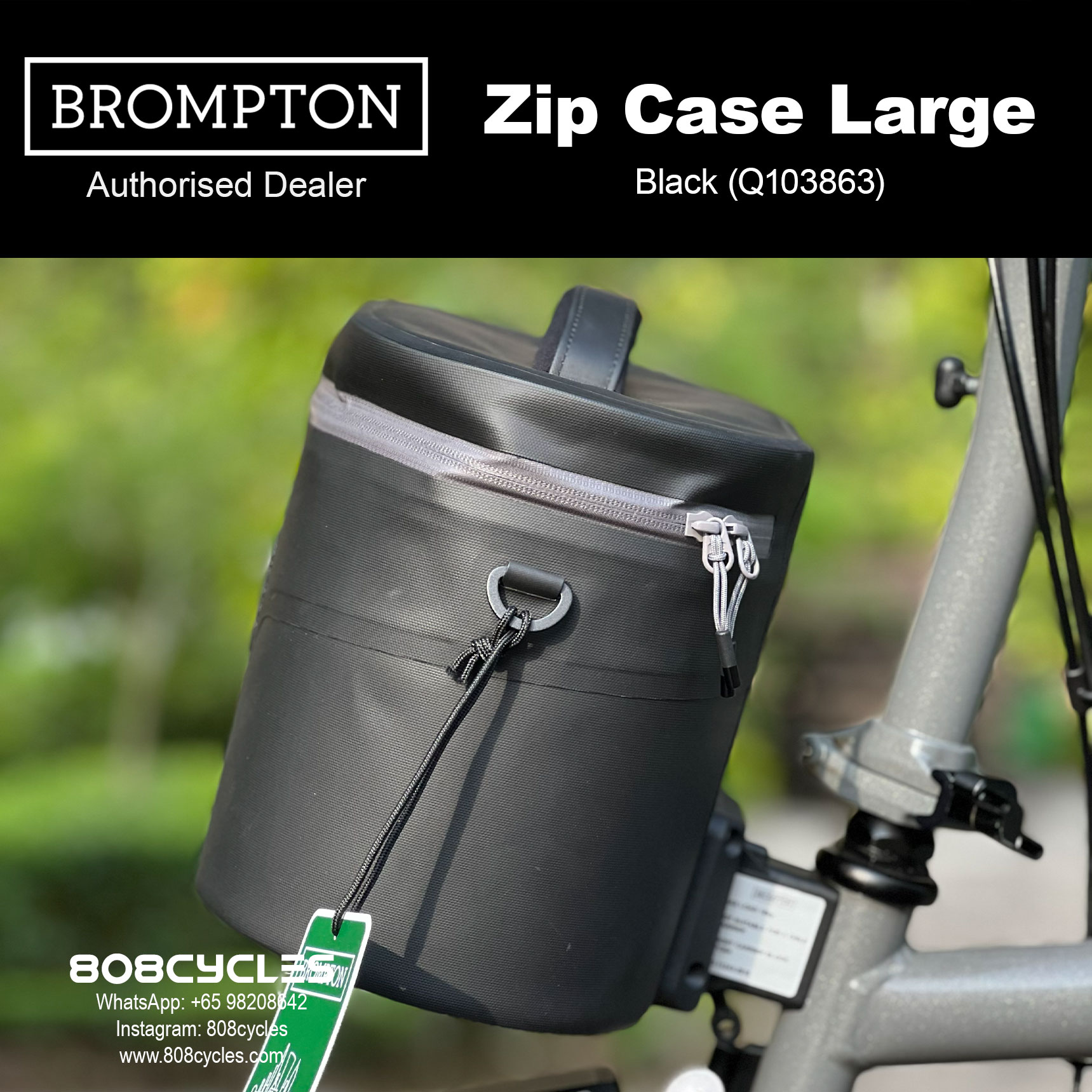 Brompton Zip Case Large – Protective Front Luggage - Image 4