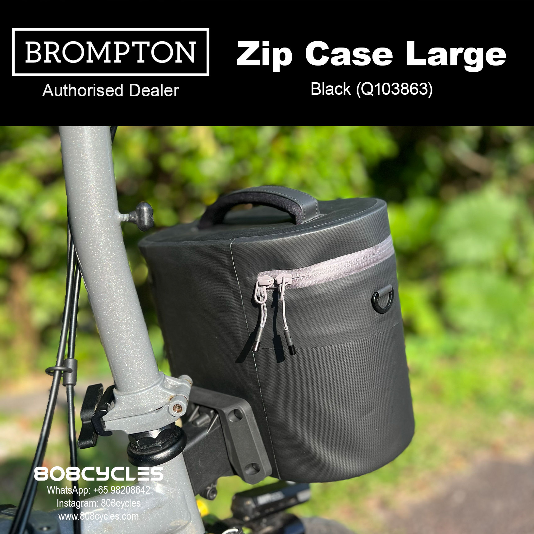Brompton Zip Case Large – Protective Front Luggage - Image 6