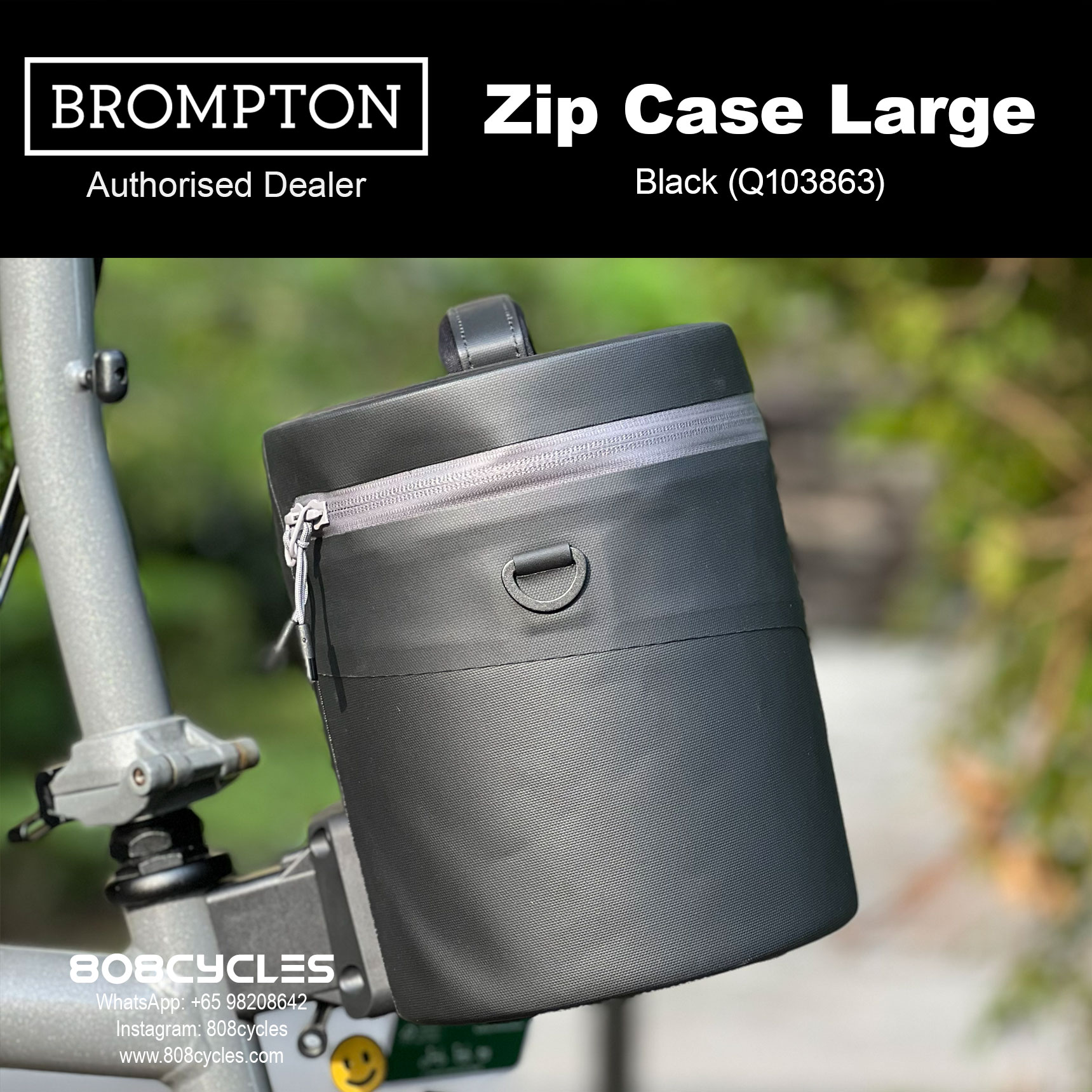 Brompton Zip Case Large – Protective Front Luggage - Image 7