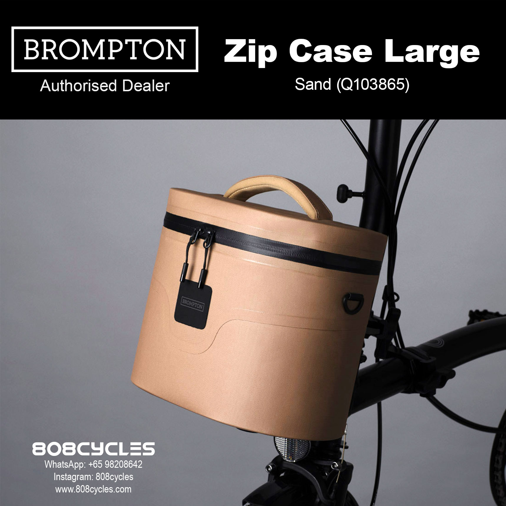 Brompton Zip Case Large – Protective Front Luggage - Image 9