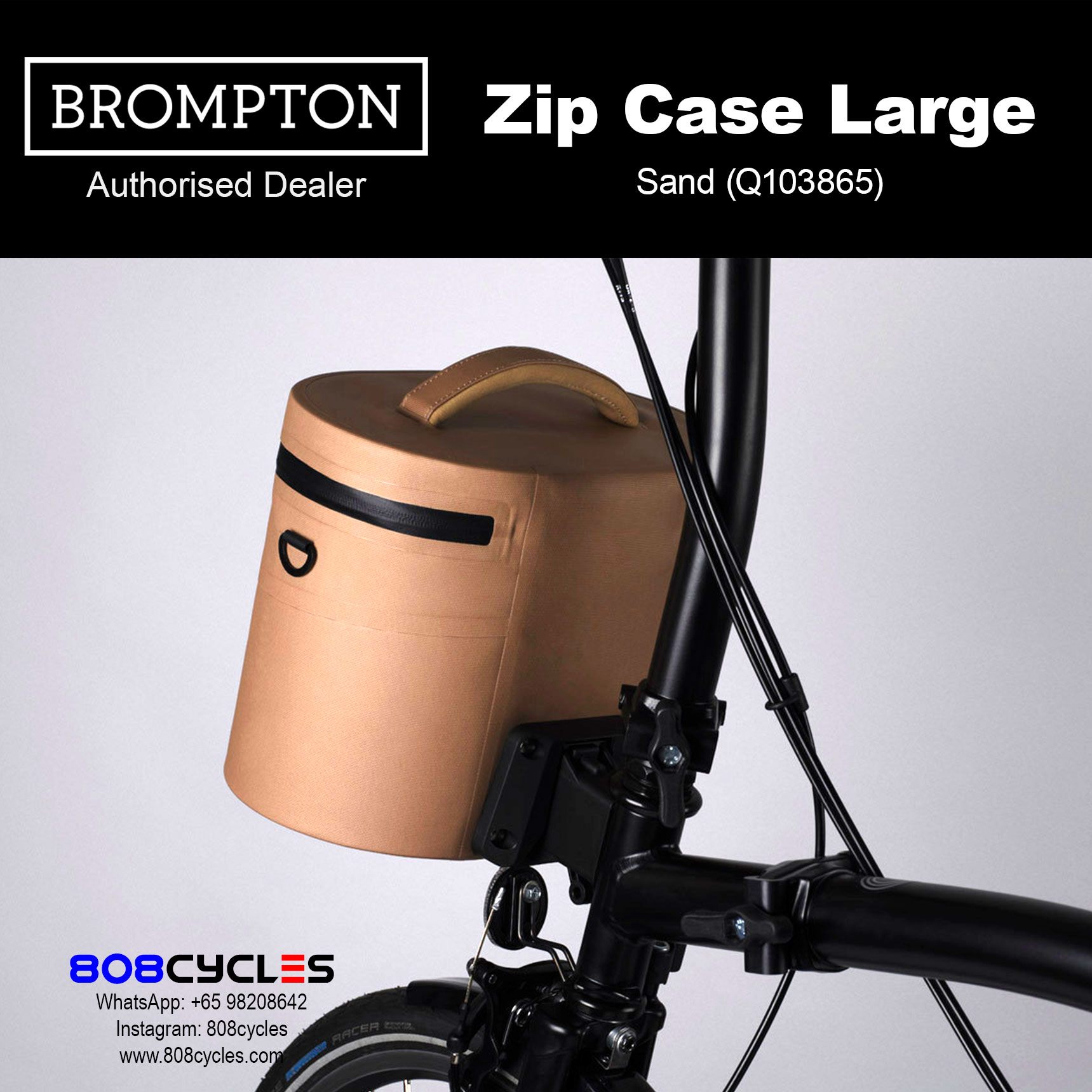 Brompton Zip Case Large – Protective Front Luggage - Image 10