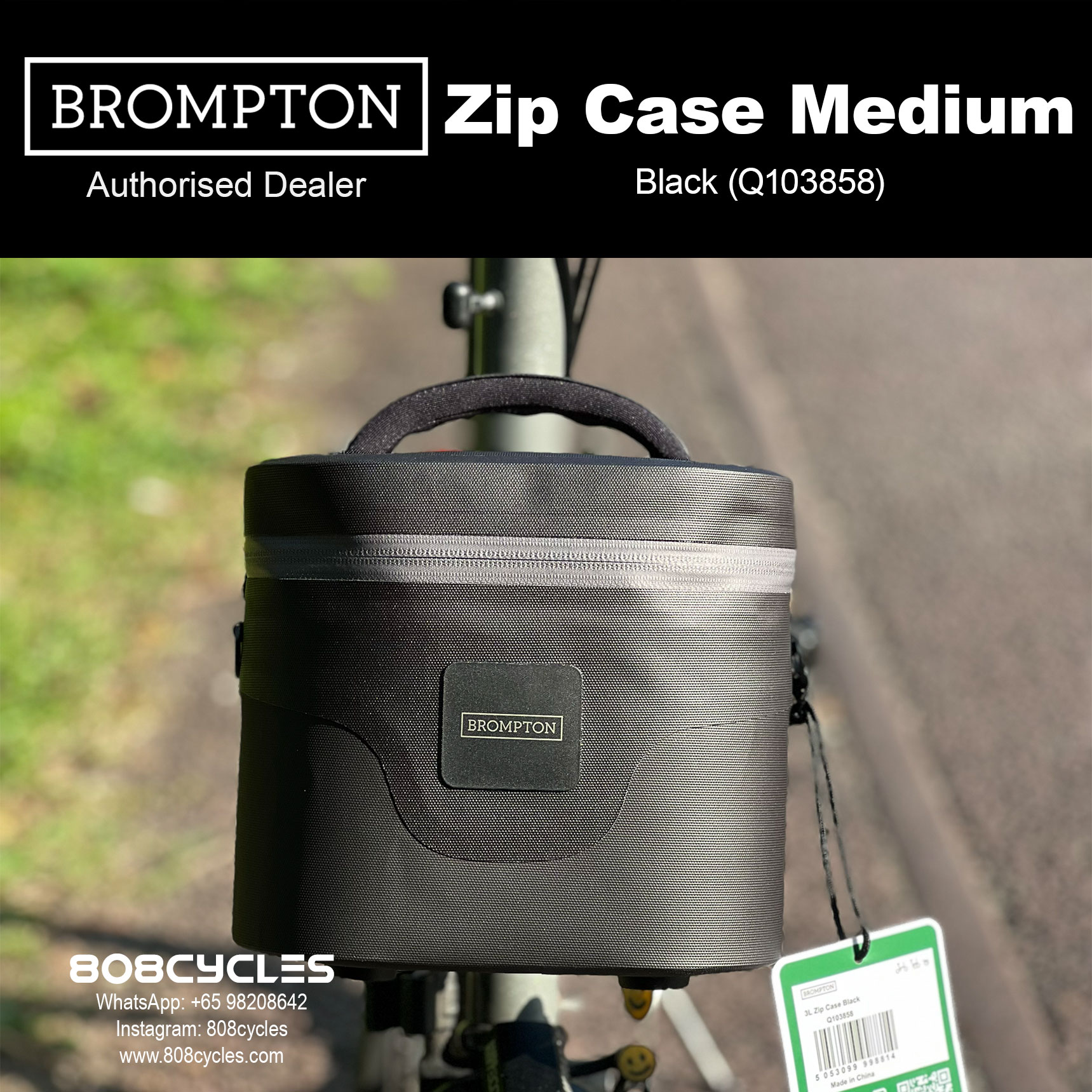 Brompton Zip Case Medium – Everyday Front Luggage