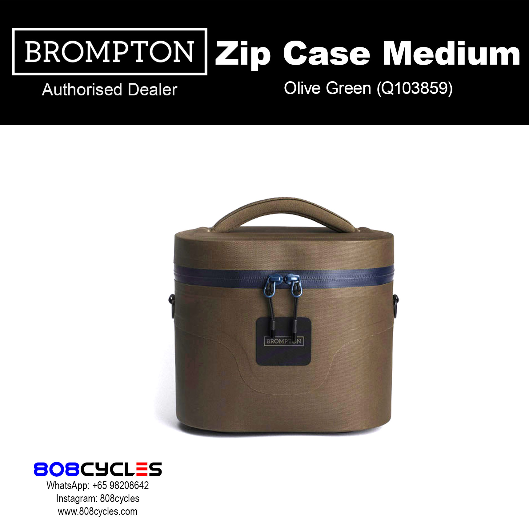 Brompton Zip Case Medium – Everyday Front Luggage - Image 8