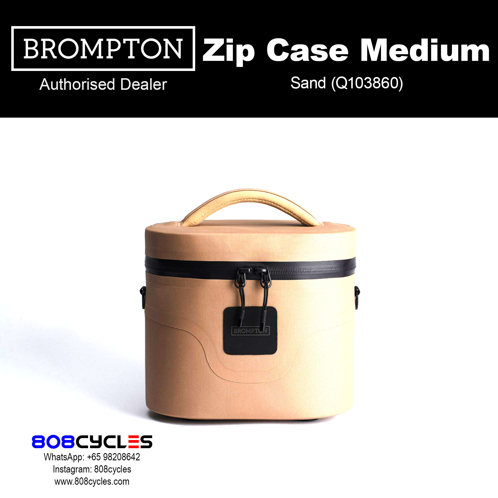 Brompton Zip Case Medium – Everyday Front Luggage - Image 12
