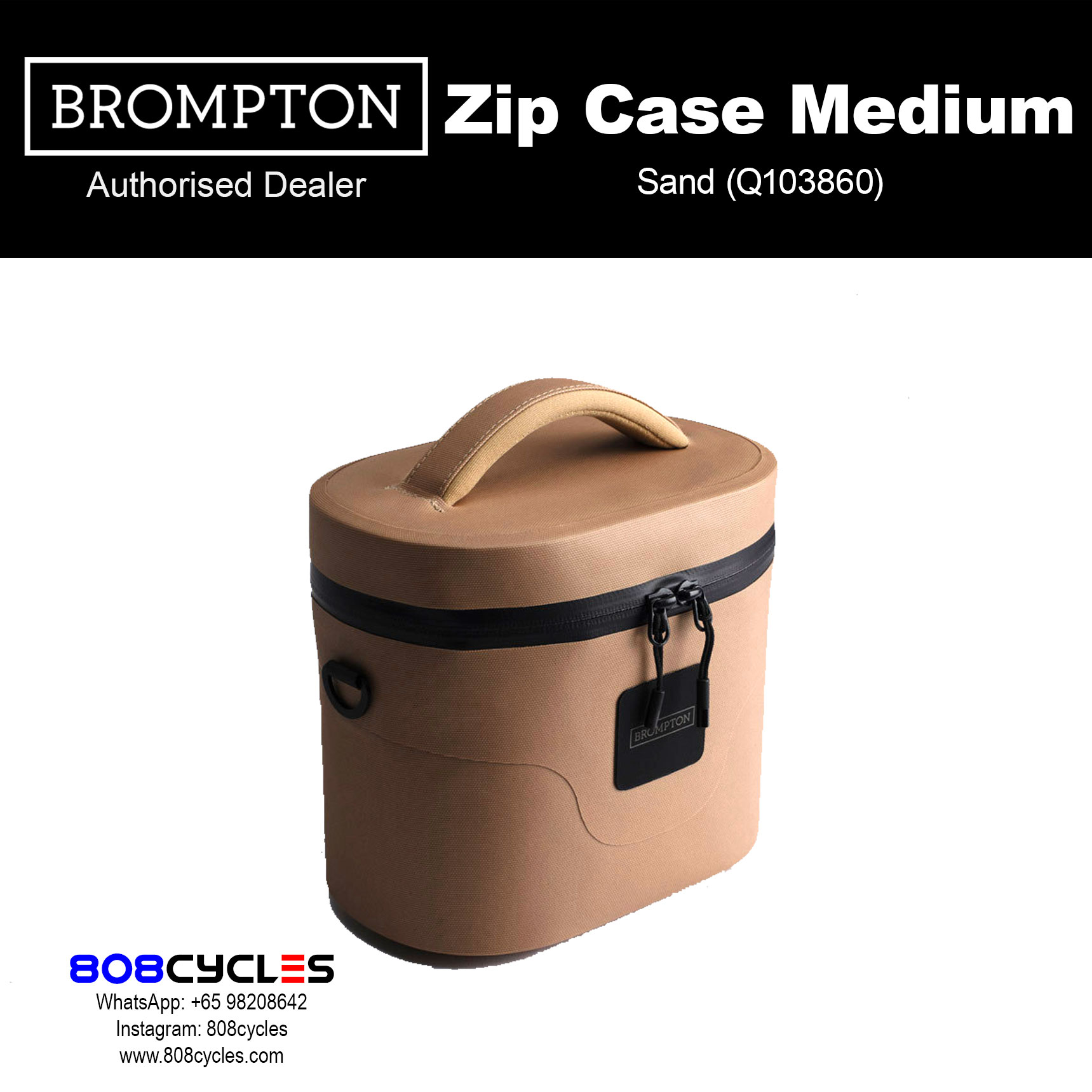 Brompton Zip Case Medium – Everyday Front Luggage - Image 13