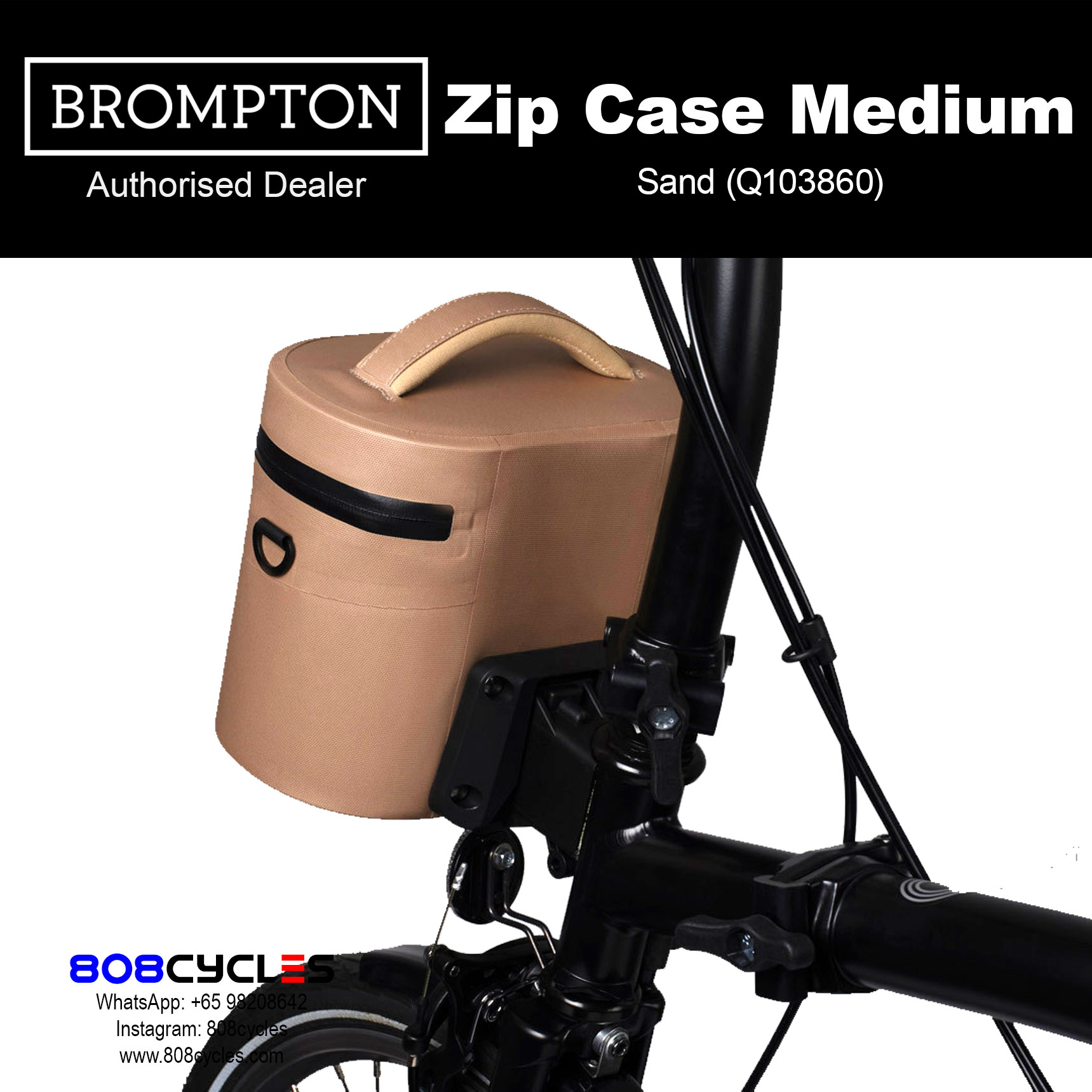 Brompton Zip Case Medium – Everyday Front Luggage - Image 14
