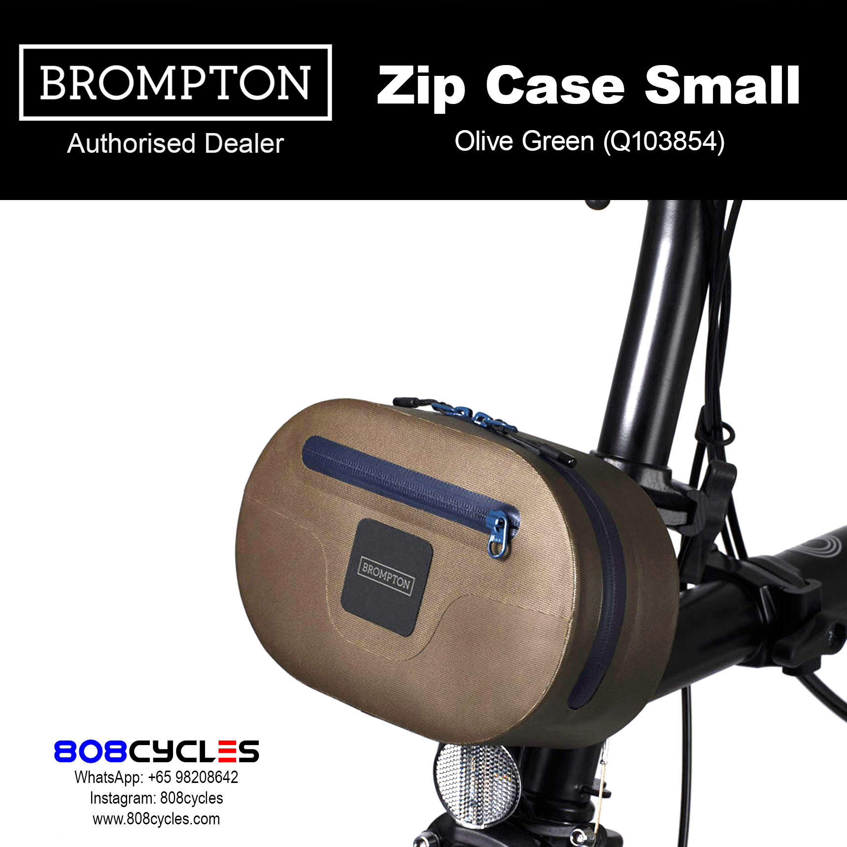 Brompton Zip Case Small – Compact Essentials Case - Image 8