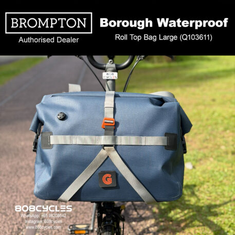 Brompton Borough Waterproof Roll Top Bag Large 25L – Navy (Q103611