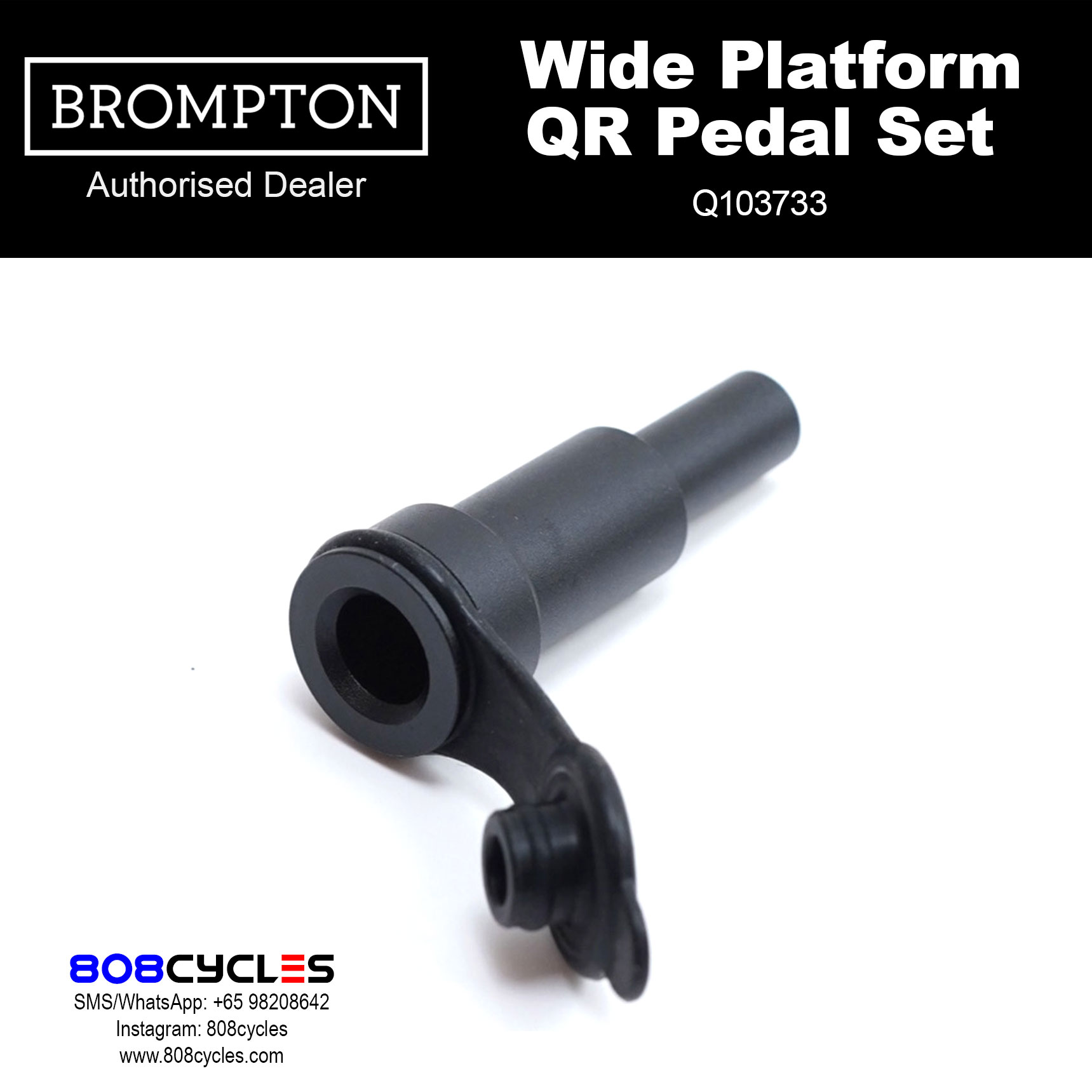 BROMPTON Wide Platform QR Pedal Set Q103733 - Image 9