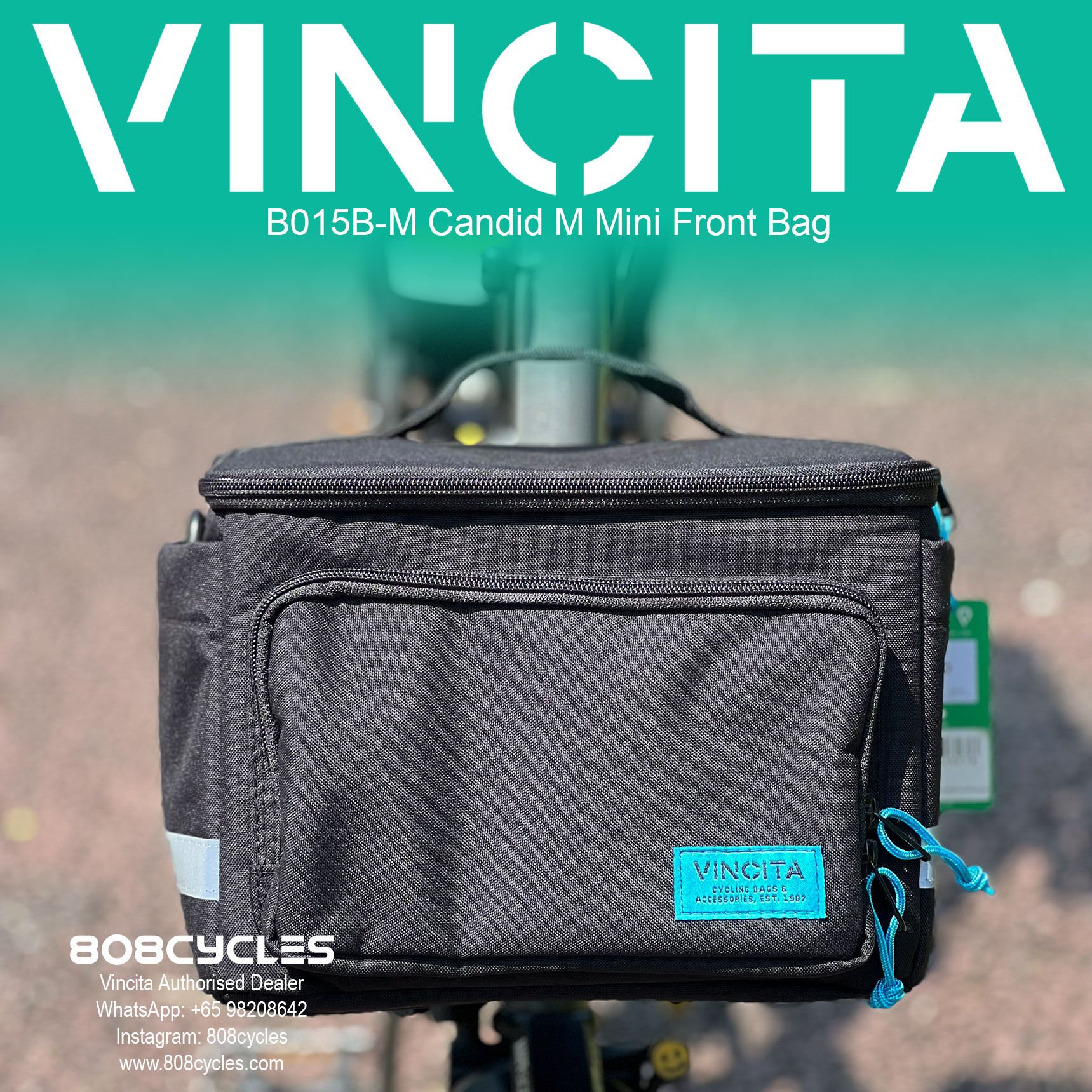 Vincita B015B-M Candid M Mini Front Bag - Image 3