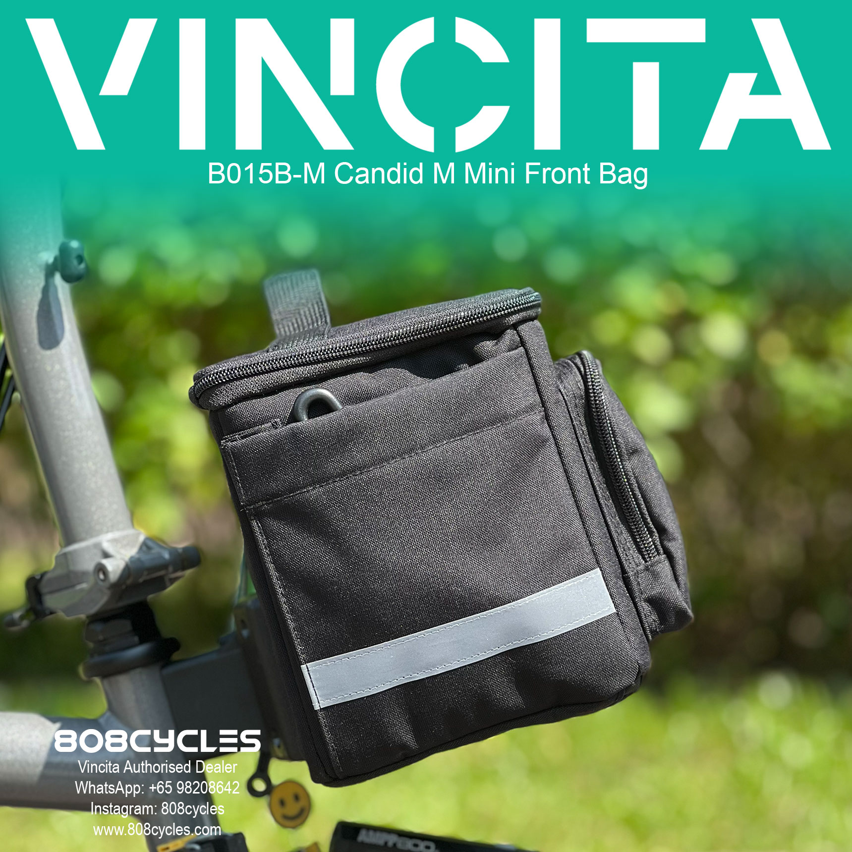 Vincita B015B-M Candid M Mini Front Bag - Image 4