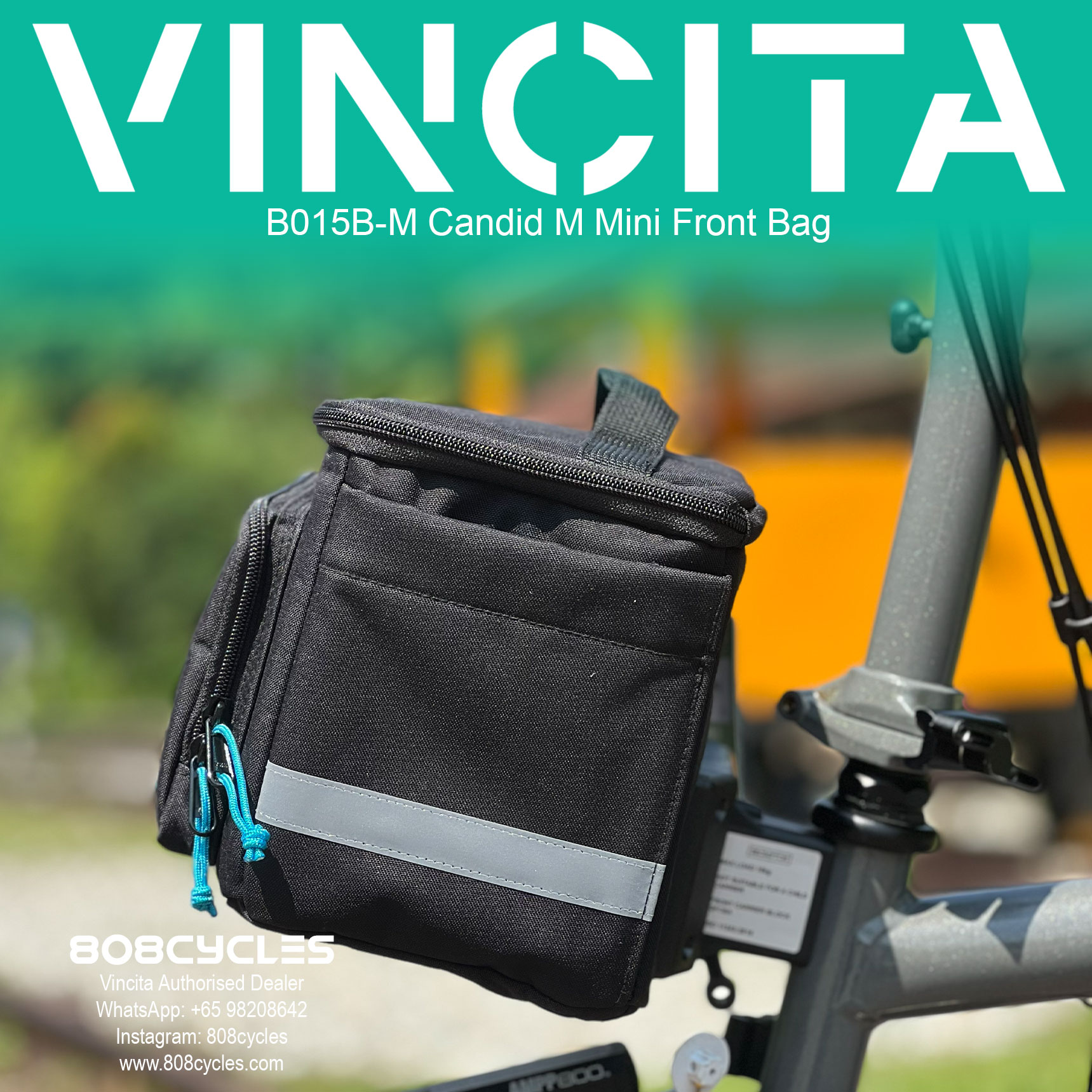 Vincita B015B-M Candid M Mini Front Bag - Image 5