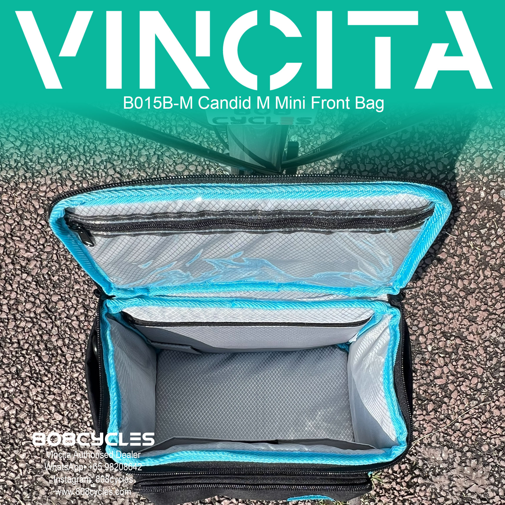 Vincita B015B-M Candid M Mini Front Bag - Image 9