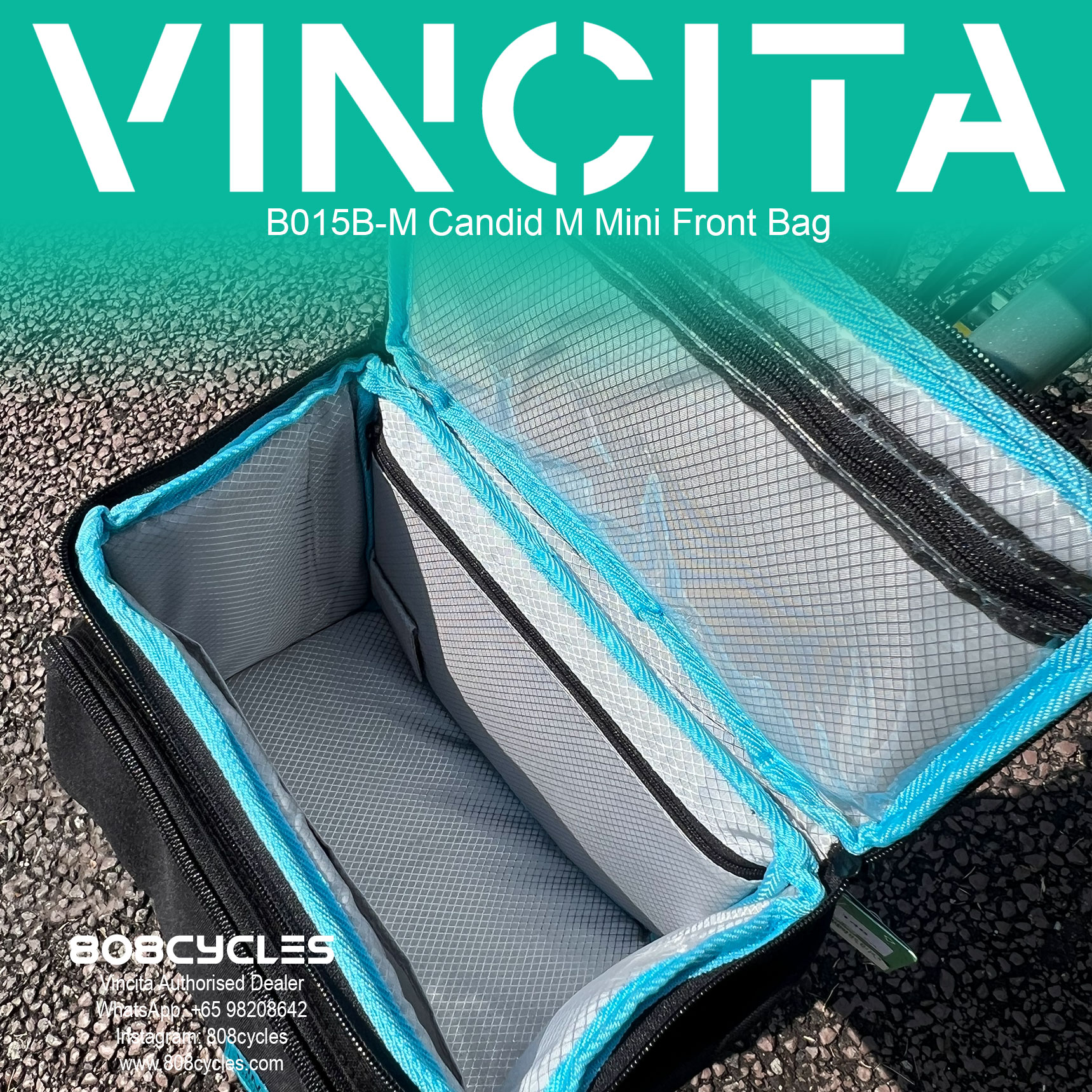 Vincita B015B-M Candid M Mini Front Bag - Image 10