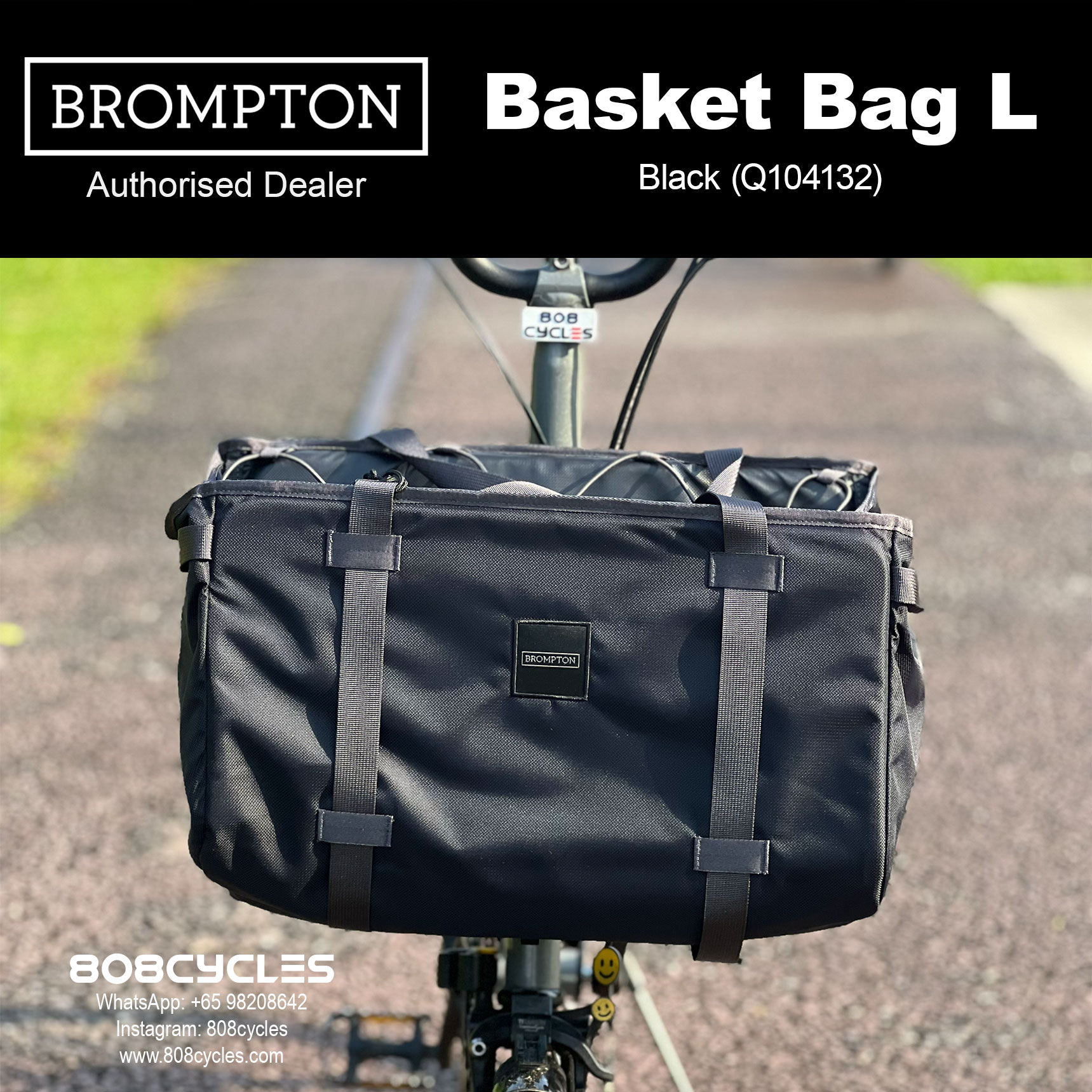 Brompton Basket Bag Large – Open-Top Shopping Bag - Image 2