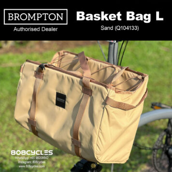 Brompton Basket Bag Large – Open-Top Shopping Bag