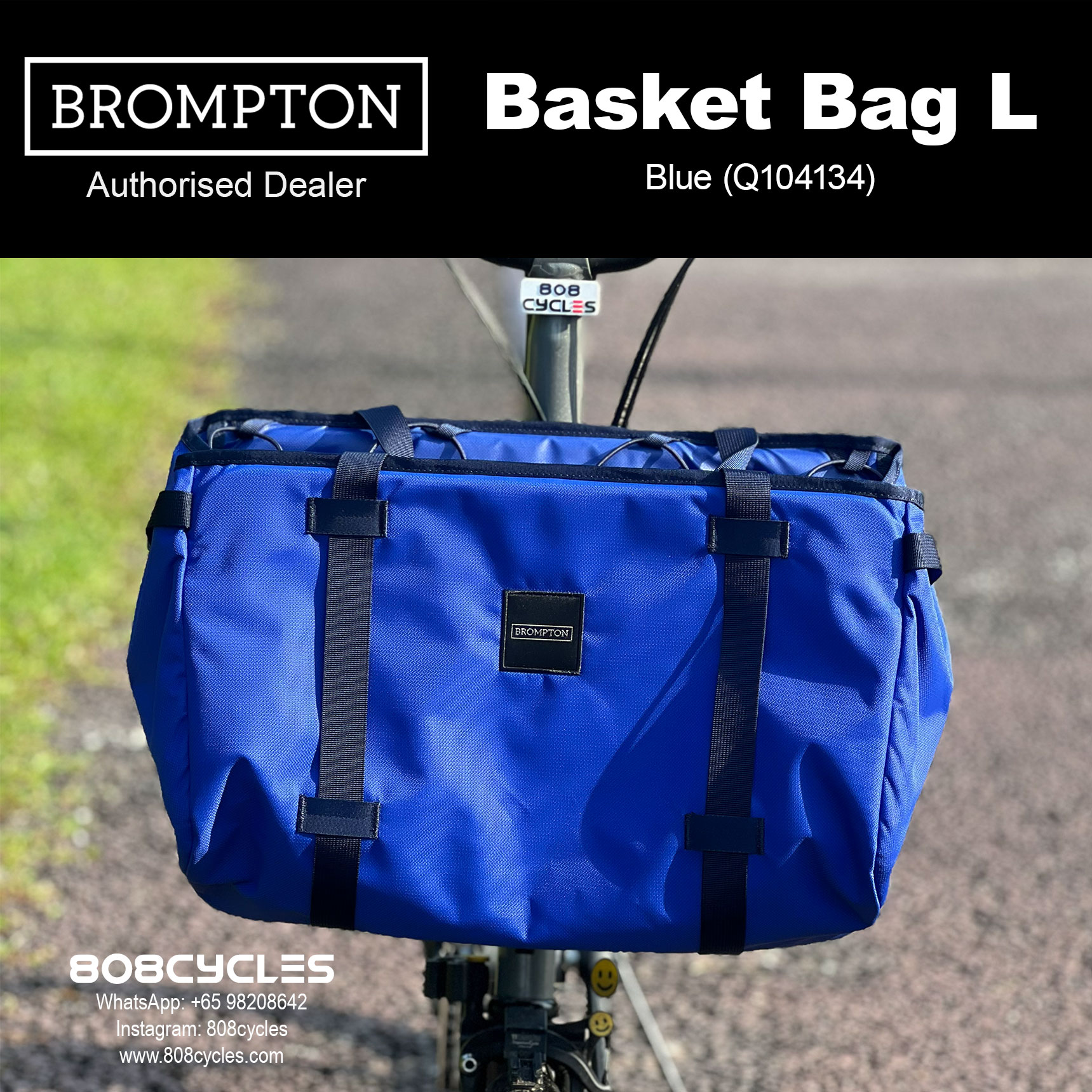 Brompton Basket Bag Large – Open-Top Shopping Bag - Image 12