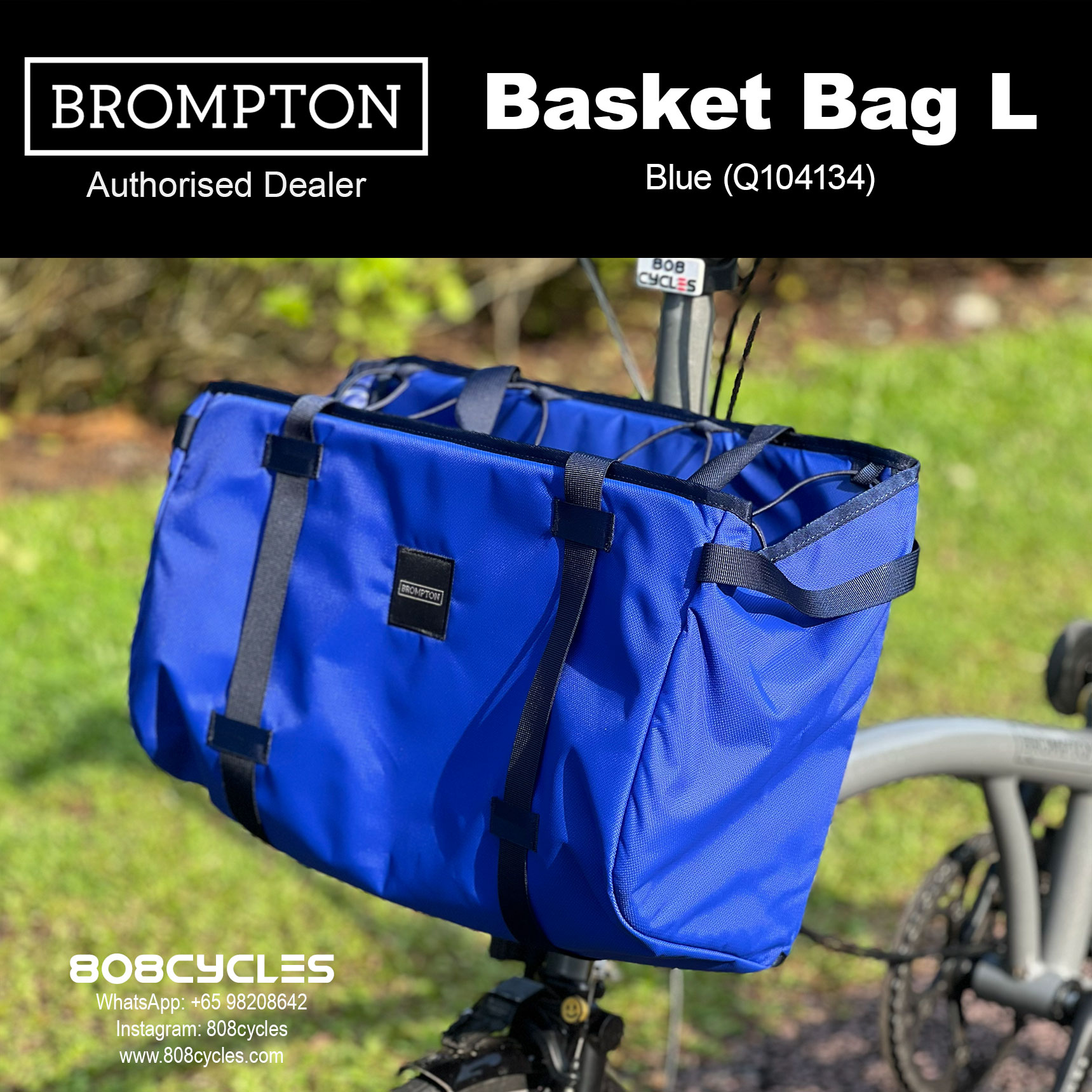 Brompton Basket Bag Large – Open-Top Shopping Bag - Image 13