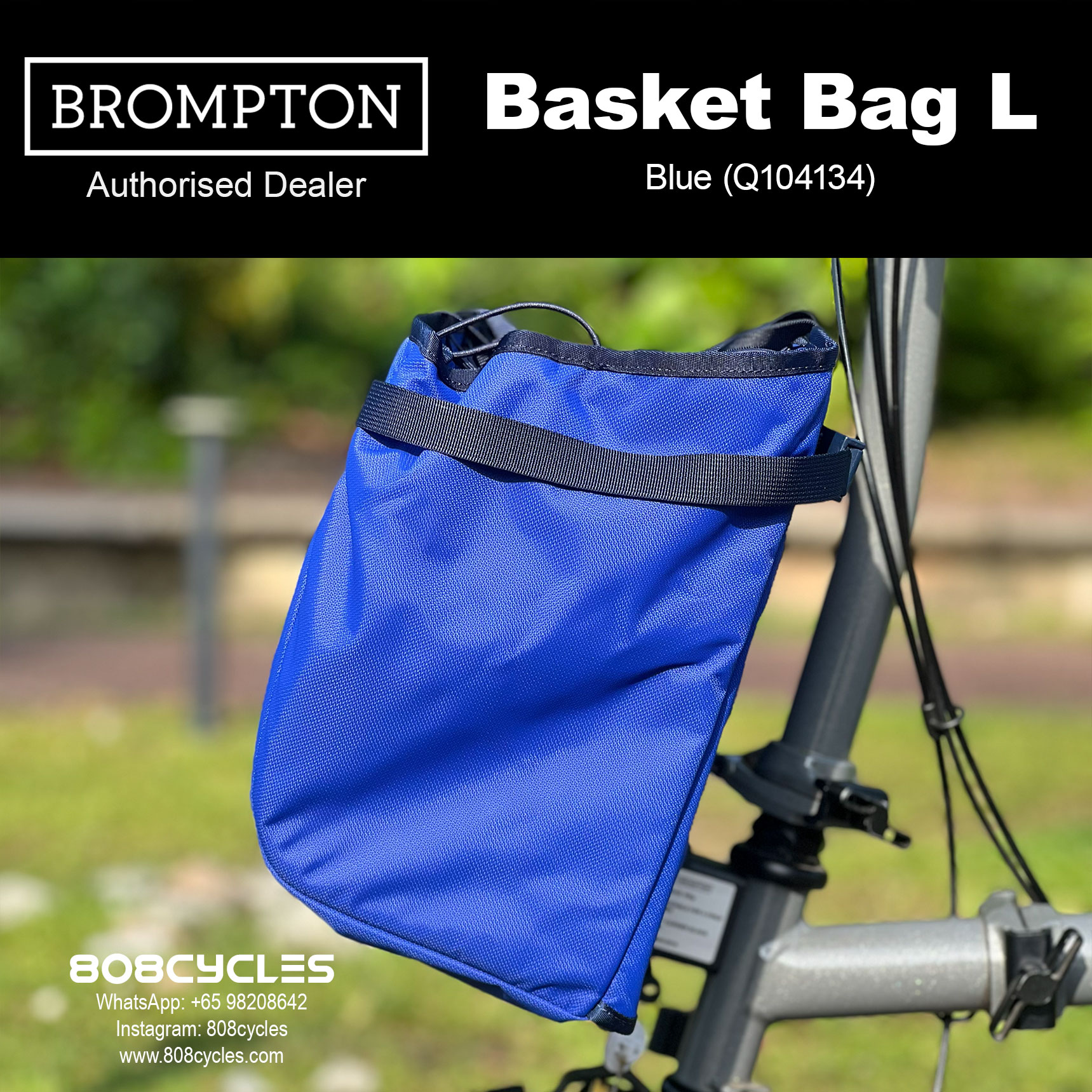 Brompton Basket Bag Large – Open-Top Shopping Bag - Image 14