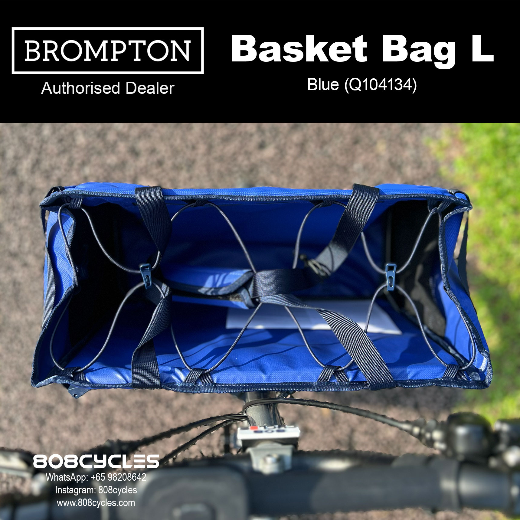 Brompton Basket Bag Large – Open-Top Shopping Bag - Image 15