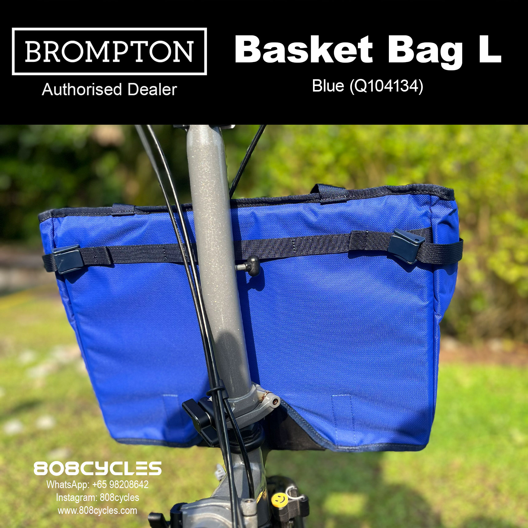 Brompton Basket Bag Large – Open-Top Shopping Bag - Image 16