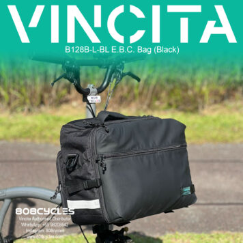 Vincita B128B-L Everyday Bike Carry 17L Bag for Brompton