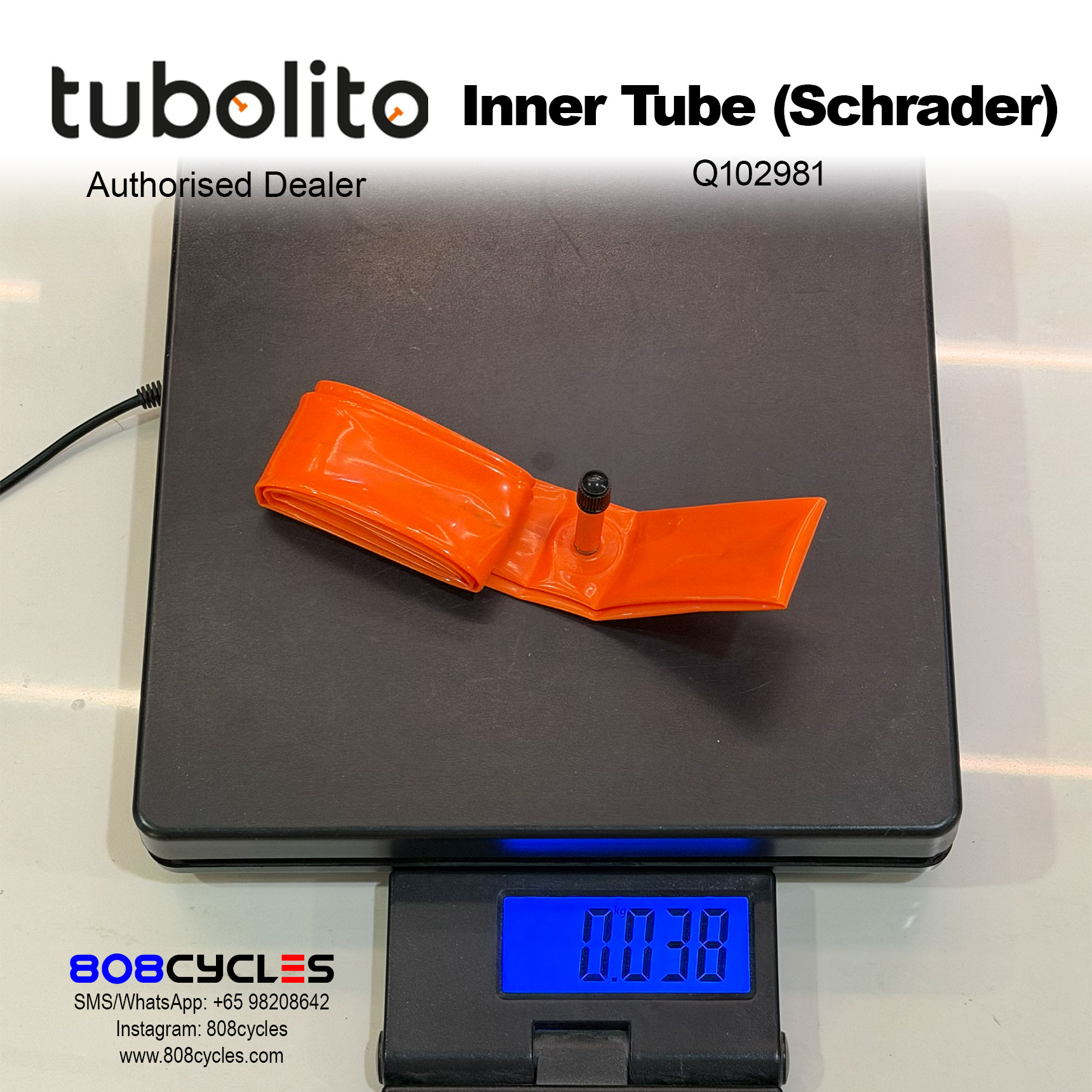 Tubolito Inner Tube - Schrader - Image 2