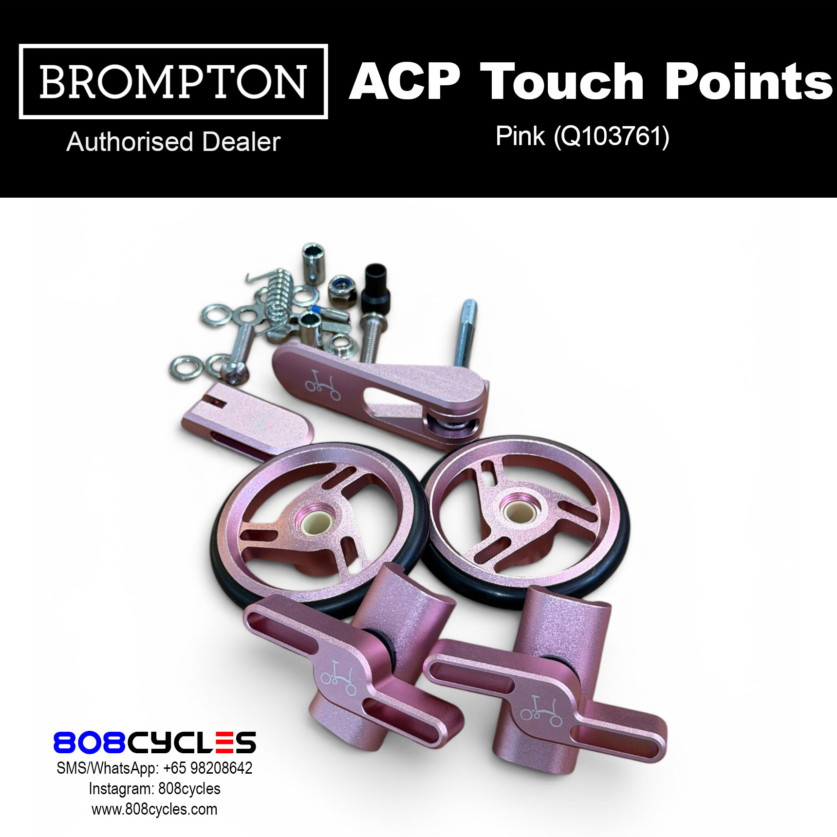 BROMPTON ColourLab Touch Points – Pink Q103761