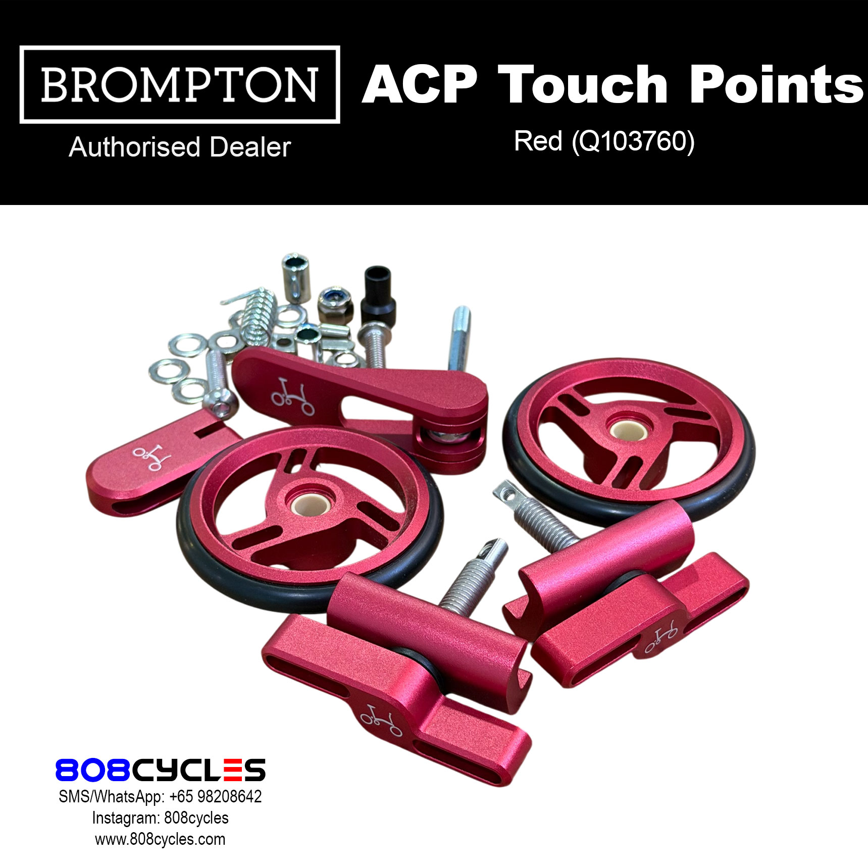 BROMPTON ColourLab Touch Points – Red Q103760