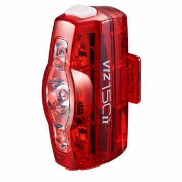 Cateye ViZ150 II USB-C rechargeable rear bicycle light on white background