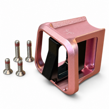 Brompton ColourLab Forged Front Carrier Block – Pink (Q104018)