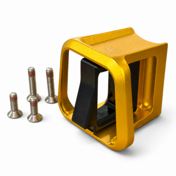 Brompton ColourLab Forged Front Carrier Block – Gold (Q104017)