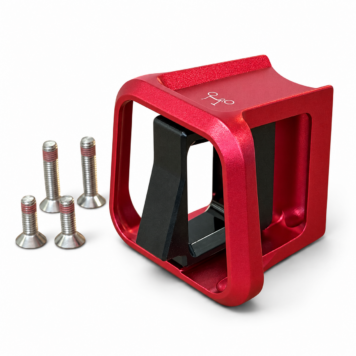 Brompton ColourLab Forged Front Carrier Block – Red (Q104016)