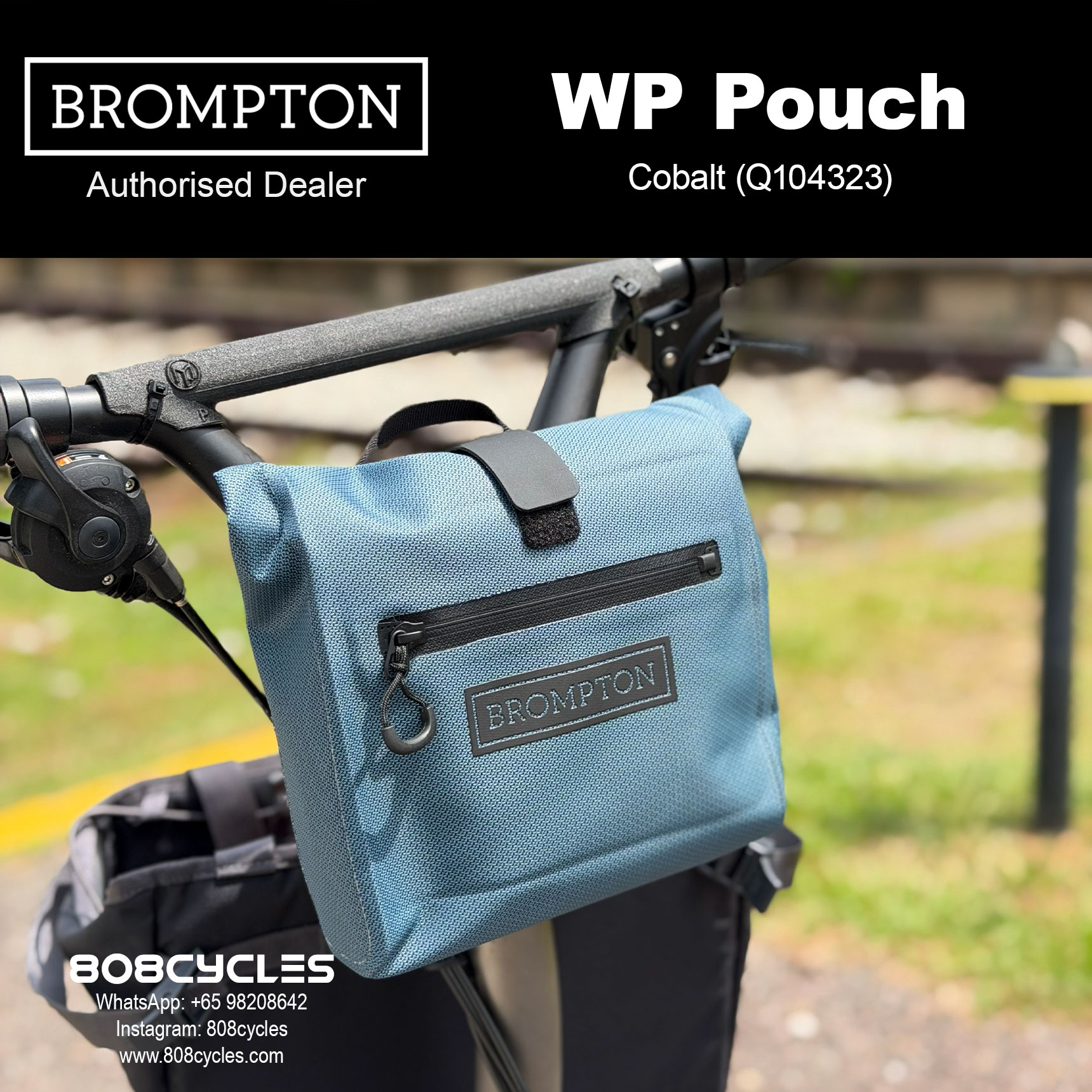 Brompton WP Pouch 2L - Cobalt or Copper - Image 3