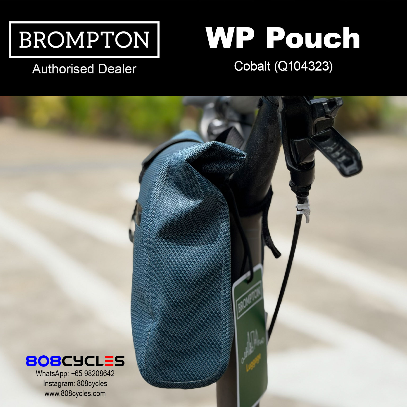 Brompton WP Pouch 2L - Cobalt or Copper - Image 5