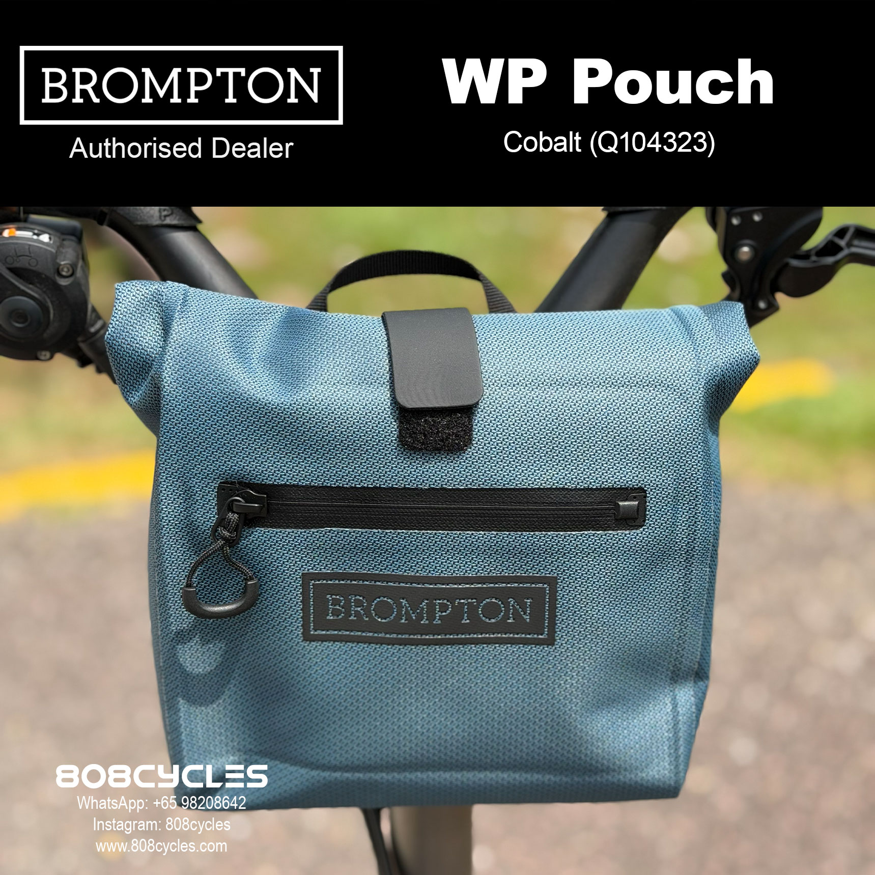 Brompton WP Pouch 2L - Cobalt or Copper - Image 6