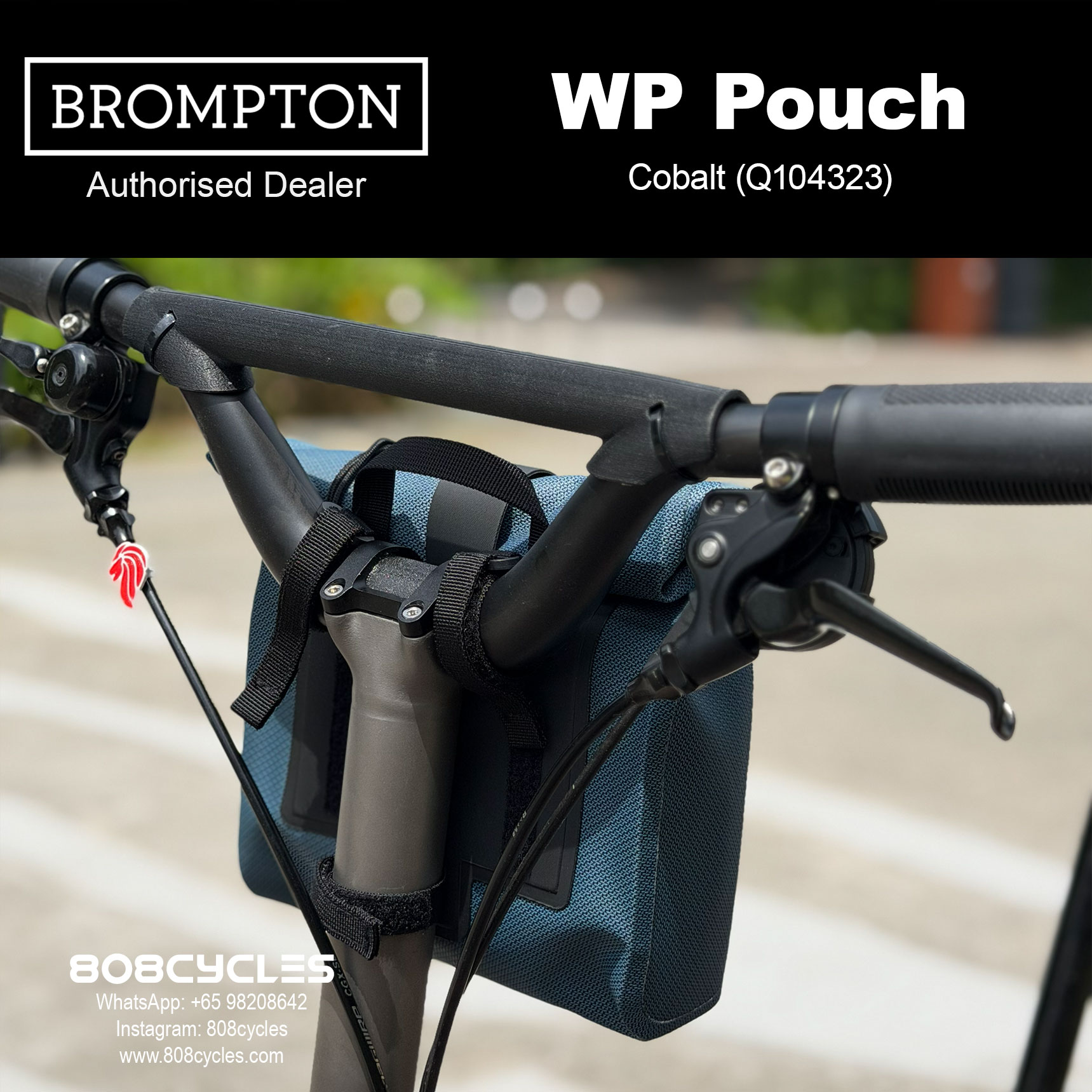 Brompton WP Pouch 2L - Cobalt or Copper - Image 2